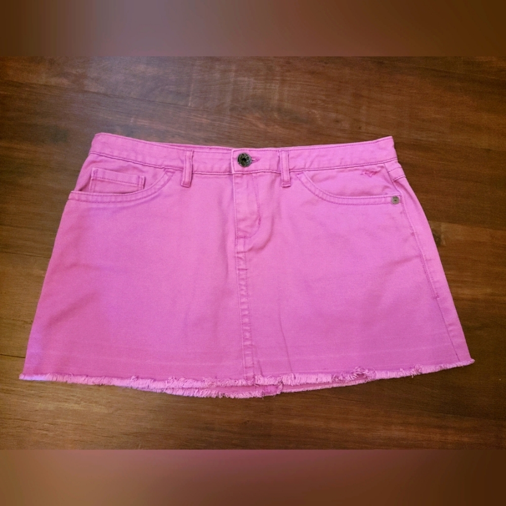 🩷Roxy Purple Denim Mini Skirt
